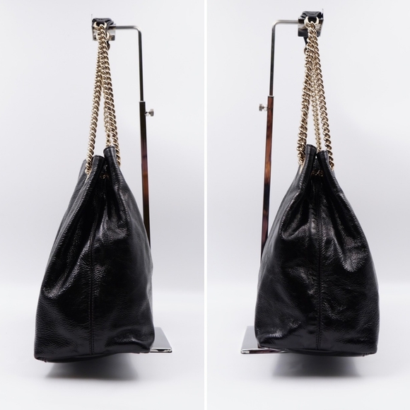 AV16❤️ GUCCI Patent Soho Chain Shoulder Bag - Picture 5 of 13